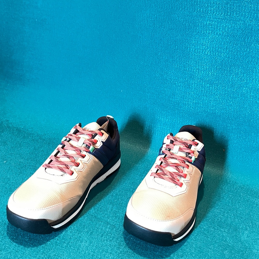 Bogs Tan and Blue Athletic Shoes
